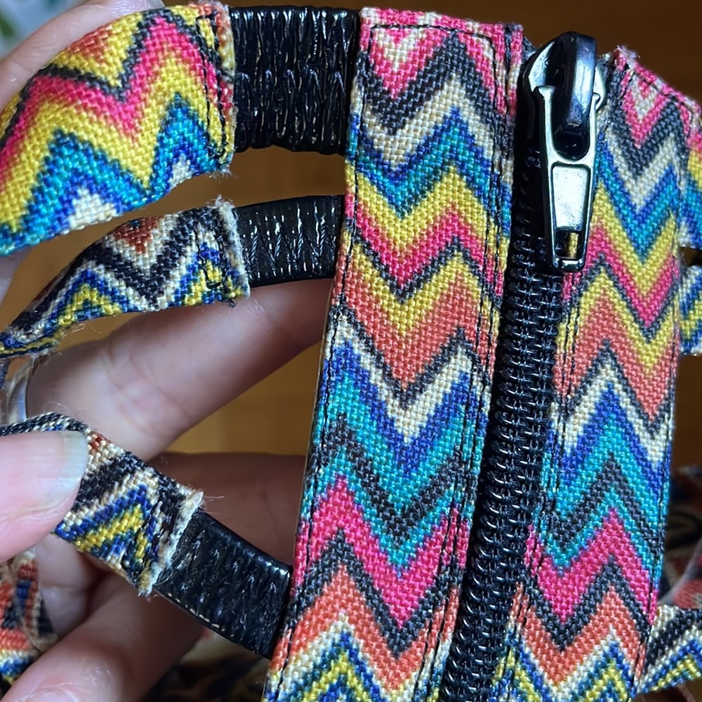 Jeffrey Campbell Woven Tribal Chevron
ENYO-M Gladiator Sandal Heels Size 8 - Picture 9 of 9